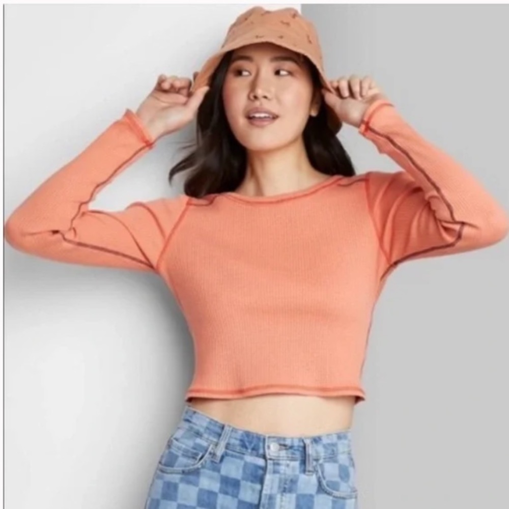 wild fable cropped shirt